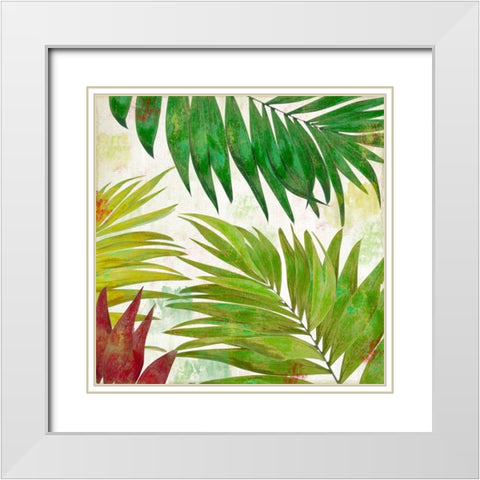 Brasilia I White Modern Wood Framed Art Print with Double Matting by Sasha