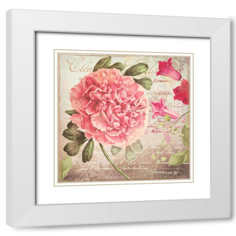 Aphrodite II White Modern Wood Framed Art Print with Double Matting by Sasha