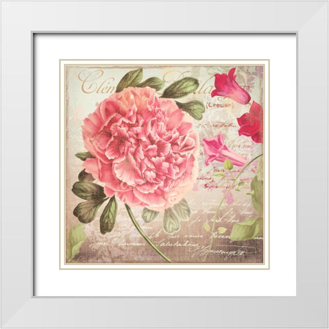 Aphrodite II White Modern Wood Framed Art Print with Double Matting by Sasha