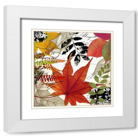 Equinox II White Modern Wood Framed Art Print with Double Matting by Sasha