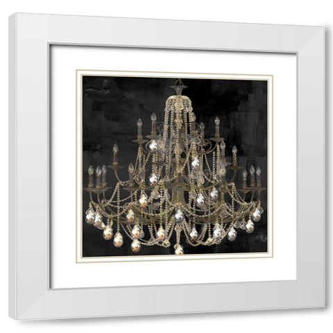 Dancing on the Ceiling I White Modern Wood Framed Art Print with Double Matting by Sasha