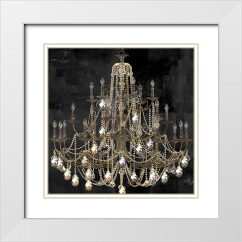 Dancing on the Ceiling I White Modern Wood Framed Art Print with Double Matting by Sasha