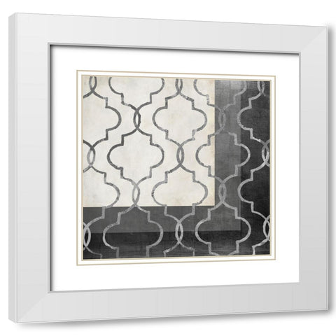 Paris Apartment I White Modern Wood Framed Art Print with Double Matting by Sasha