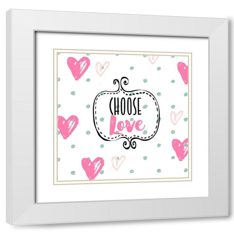 Soul Food IV White Modern Wood Framed Art Print with Double Matting by Sasha