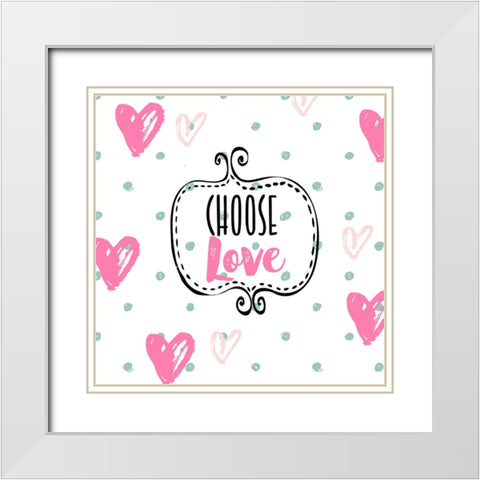 Soul Food IV White Modern Wood Framed Art Print with Double Matting by Sasha