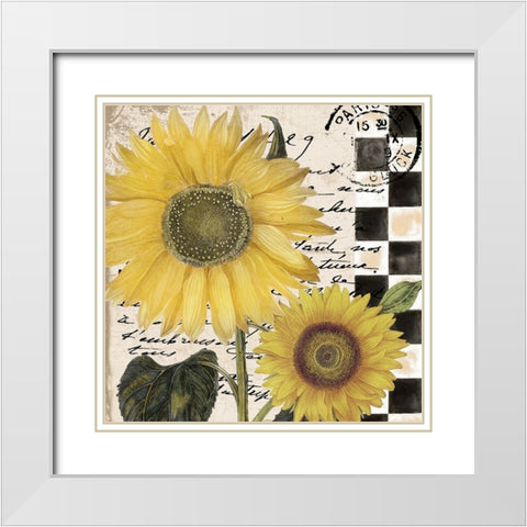Late Summer I White Modern Wood Framed Art Print with Double Matting by Sasha