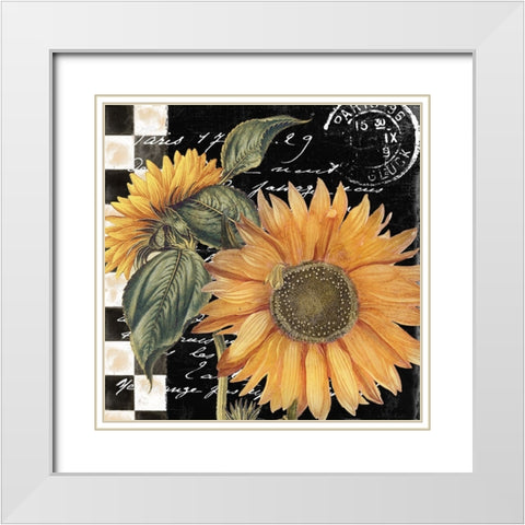 Late Summer II White Modern Wood Framed Art Print with Double Matting by Sasha