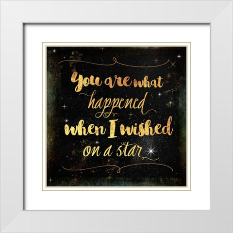 Moon and Back IV White Modern Wood Framed Art Print with Double Matting by Sasha