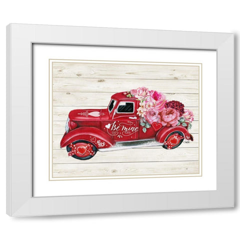 Be Mine Ltd Old Truck Collection White Modern Wood Framed Art Print with Double Matting by Sheena Pike Art