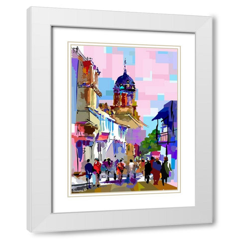 Vacatiom Travel White Modern Wood Framed Art Print with Double Matting by Pansanit, Surapol