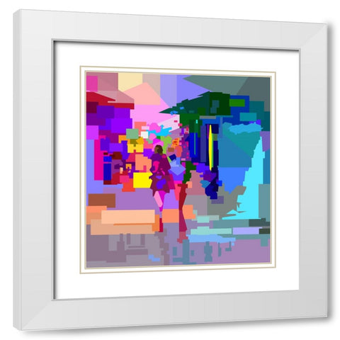 Beautiful Country White Modern Wood Framed Art Print with Double Matting by Pansanit, Surapol