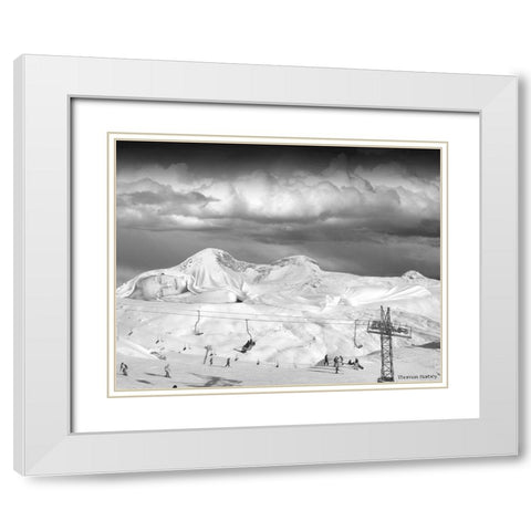 Dream Vacation White Modern Wood Framed Art Print with Double Matting by Barbey, Thomas