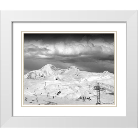 Dream Vacation White Modern Wood Framed Art Print with Double Matting by Barbey, Thomas