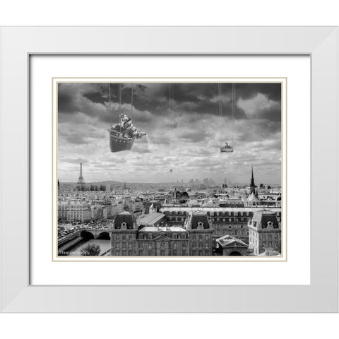 Sowing The Seeds of Love White Modern Wood Framed Art Print with Double Matting by Barbey, Thomas