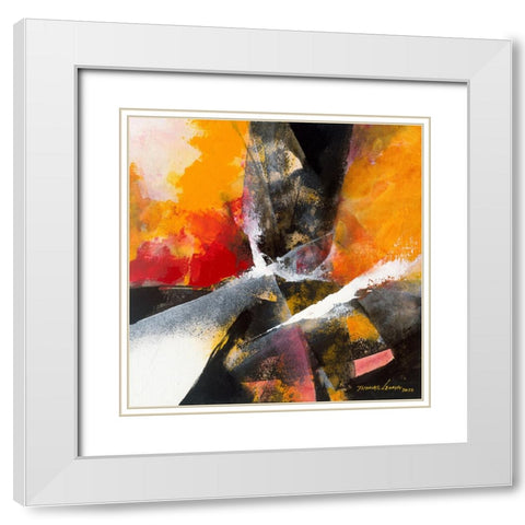 Amazing 2 White Modern Wood Framed Art Print with Double Matting by Leung, Thomas