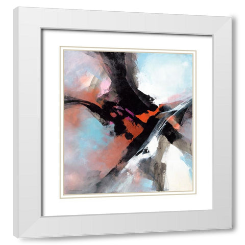 Motivation White Modern Wood Framed Art Print with Double Matting by Leung, Thomas