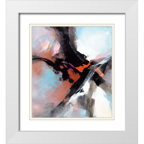 Motivation White Modern Wood Framed Art Print with Double Matting by Leung, Thomas