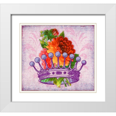 Her Majesty White Modern Wood Framed Art Print with Double Matting by Lavoie, Tina