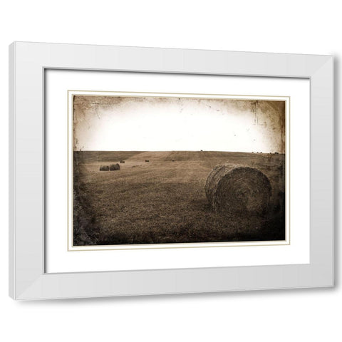 Time Jump White Modern Wood Framed Art Print with Double Matting by Lavoie, Tina