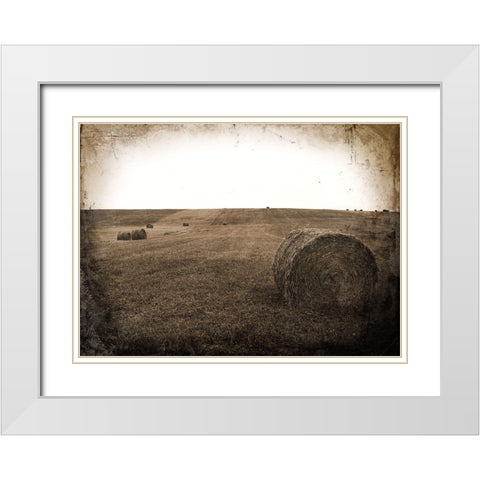 Time Jump White Modern Wood Framed Art Print with Double Matting by Lavoie, Tina
