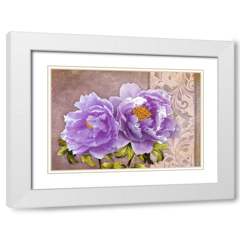 Infatuation II White Modern Wood Framed Art Print with Double Matting by Lavoie, Tina
