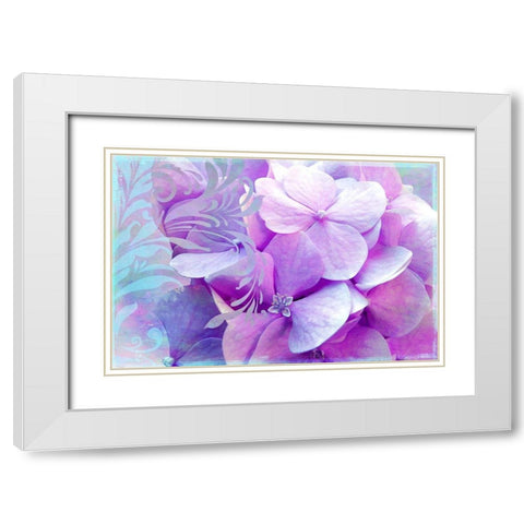 Adoration White Modern Wood Framed Art Print with Double Matting by Lavoie, Tina