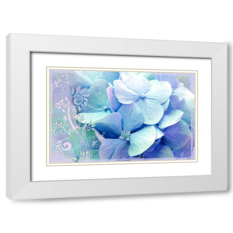 Ecstacy White Modern Wood Framed Art Print with Double Matting by Lavoie, Tina
