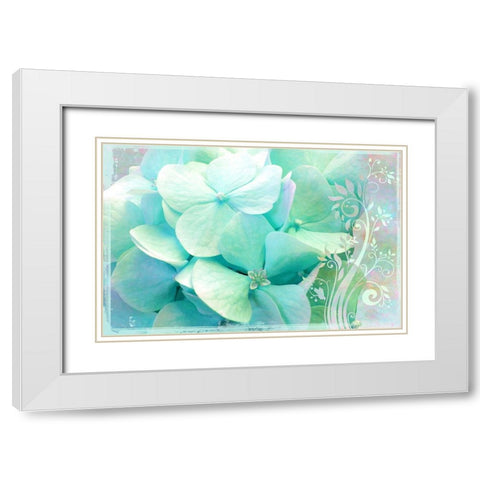 Elation White Modern Wood Framed Art Print with Double Matting by Lavoie, Tina