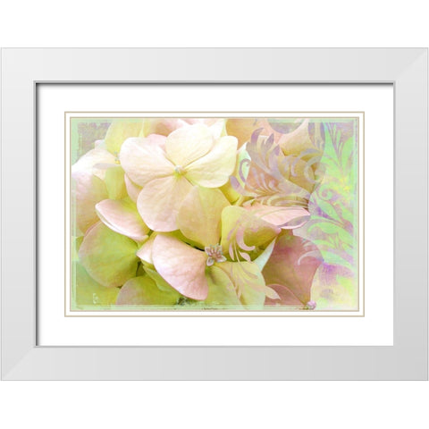 Meditation White Modern Wood Framed Art Print with Double Matting by Lavoie, Tina