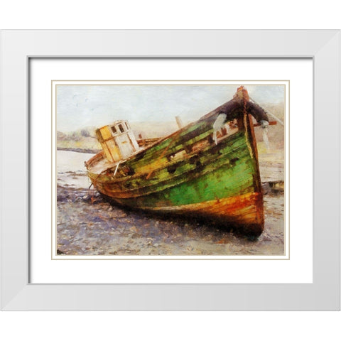 Old Salt White Modern Wood Framed Art Print with Double Matting by Lavoie, Tina