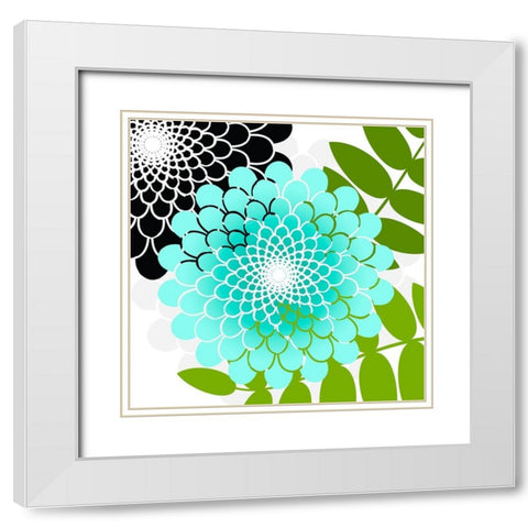 Rain Forest III White Modern Wood Framed Art Print with Double Matting by Lavoie, Tina