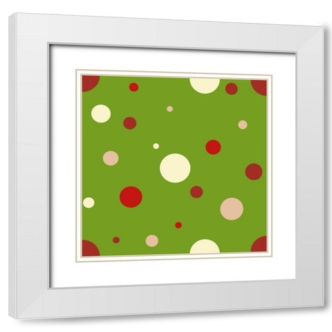 Beautiful Christmas III White Modern Wood Framed Art Print with Double Matting by Lavoie, Tina