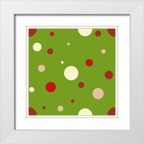 Beautiful Christmas III White Modern Wood Framed Art Print with Double Matting by Lavoie, Tina