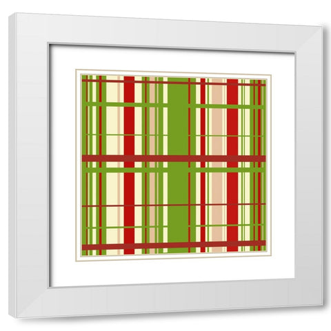 Beautiful Christmas IV White Modern Wood Framed Art Print with Double Matting by Lavoie, Tina