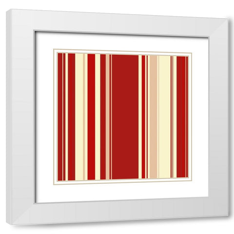 Beautiful Christmas V White Modern Wood Framed Art Print with Double Matting by Lavoie, Tina