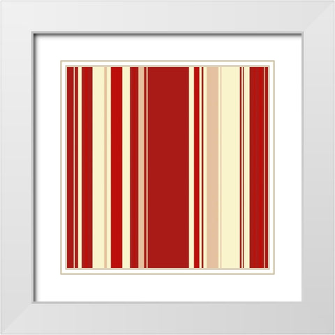 Beautiful Christmas V White Modern Wood Framed Art Print with Double Matting by Lavoie, Tina
