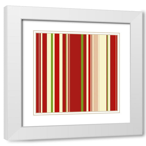 Beautiful Christmas VI White Modern Wood Framed Art Print with Double Matting by Lavoie, Tina