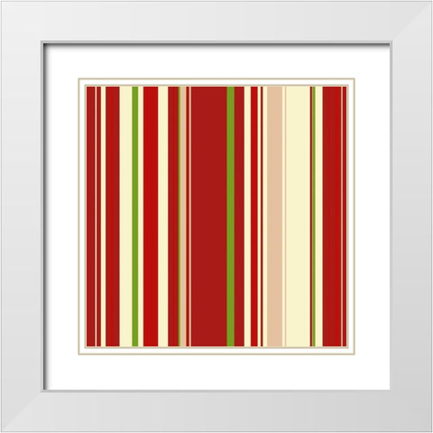 Beautiful Christmas VI White Modern Wood Framed Art Print with Double Matting by Lavoie, Tina