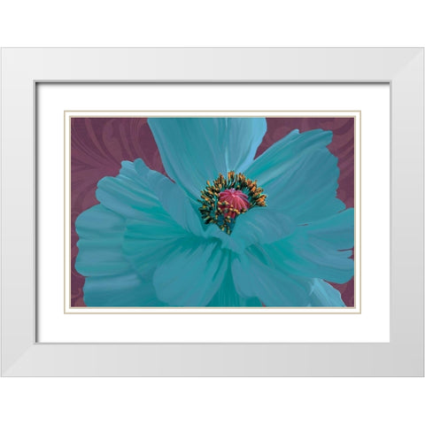 Color Theory II White Modern Wood Framed Art Print with Double Matting by Lavoie, Tina