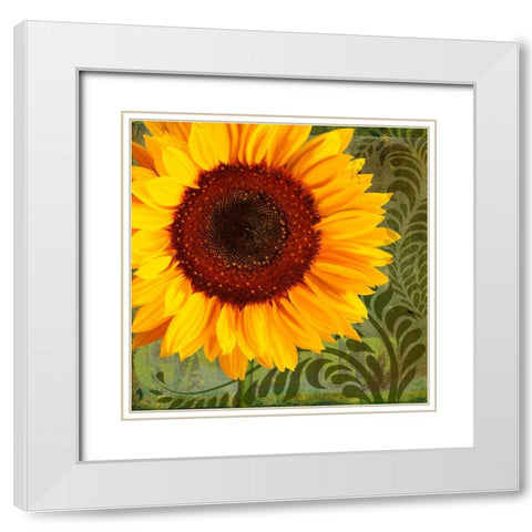 Summer Sun I White Modern Wood Framed Art Print with Double Matting by Lavoie, Tina