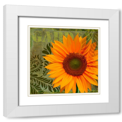 Summer Sun II White Modern Wood Framed Art Print with Double Matting by Lavoie, Tina