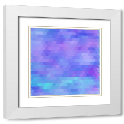 Athena White Modern Wood Framed Art Print with Double Matting by Lavoie, Tina