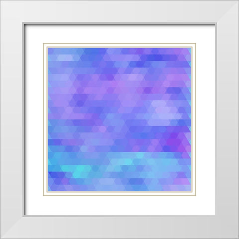 Athena White Modern Wood Framed Art Print with Double Matting by Lavoie, Tina