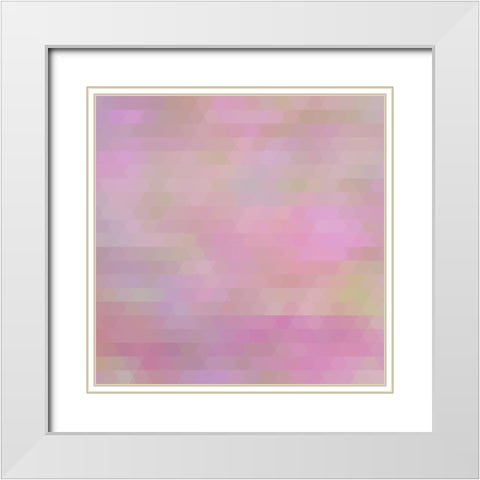 Blush White Modern Wood Framed Art Print with Double Matting by Lavoie, Tina