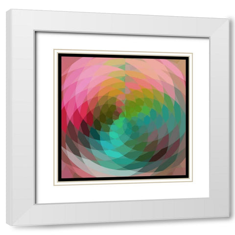 Post Modern III White Modern Wood Framed Art Print with Double Matting by Lavoie, Tina