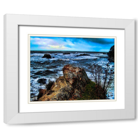 Poets Retreat White Modern Wood Framed Art Print with Double Matting by Lavoie, Tina