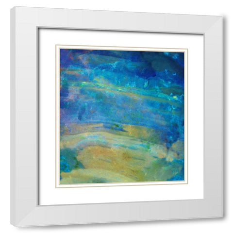 Sunrise Opal White Modern Wood Framed Art Print with Double Matting by Lavoie, Tina