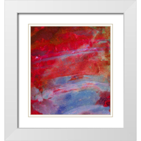 Sunset Opal White Modern Wood Framed Art Print with Double Matting by Lavoie, Tina
