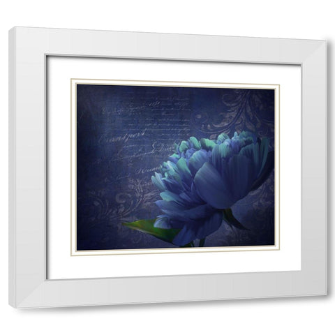 Patience White Modern Wood Framed Art Print with Double Matting by Lavoie, Tina