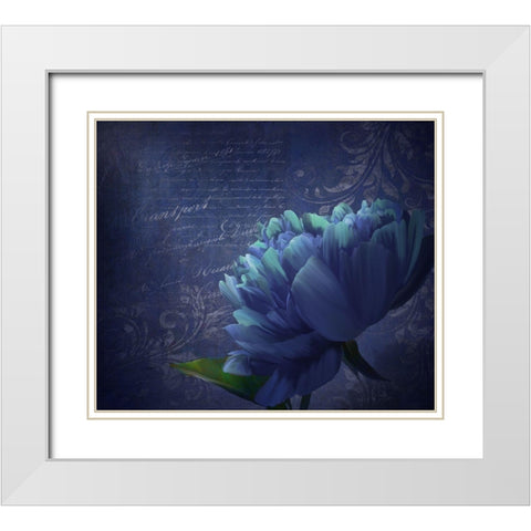 Patience White Modern Wood Framed Art Print with Double Matting by Lavoie, Tina